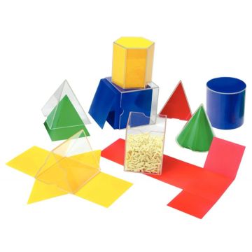 Boite de 8 figures géométriques volumes