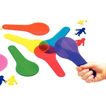 Sachet de 6 palettes 14cm couleurs assorties