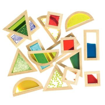 Boîte de 16 blocs sensory formes assorties