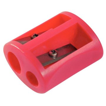 Taille-crayons en plastique 2 usages pour gaucher