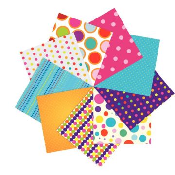 Pochette de 60 feuilles Origami Bubbles format  20 x 20 cm