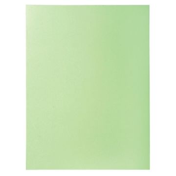Paquet de 50 chemises 2 rabats 210g, format 24x32 cm, vert clair