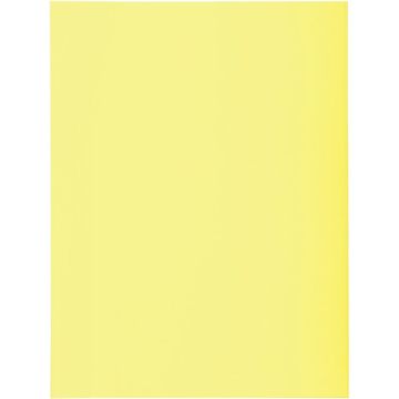 Paquet de 50 chemises 2 rabats 210g, format 24x32 cm, jaune canari