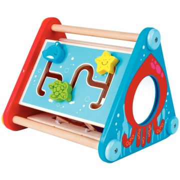 Triptyque d'activités en bois