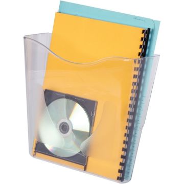 Corbeille murale horizontale transparente