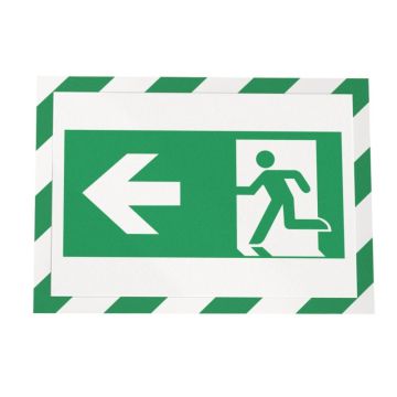 Sachet de 2 cadres d'affichage A4 vert/blanc