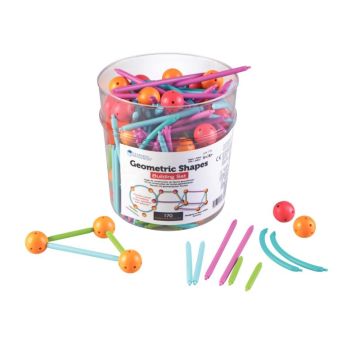 Baril 170 pièces géométriques construire