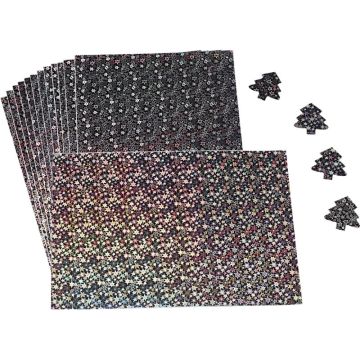 Pochette de 15 feuilles format A4 holographiques
