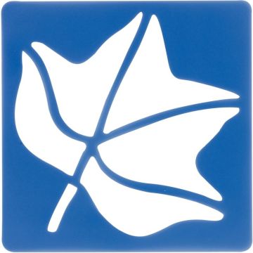 Lot de 12 pochoirs feuilles d'arbres