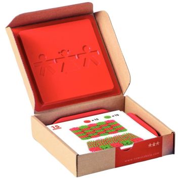 Boîte de 24 fiches d'activités pour le jeu de construction crémaillère 24656