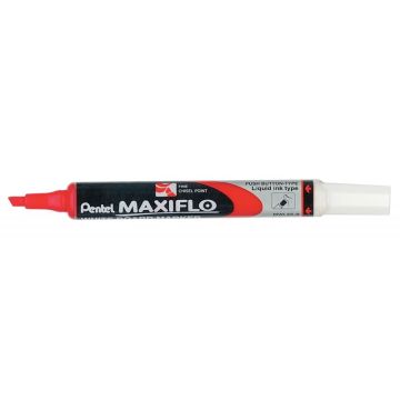 Marqueur tableau blanc Maxiflo pointe biseautée 4,6mm rouge