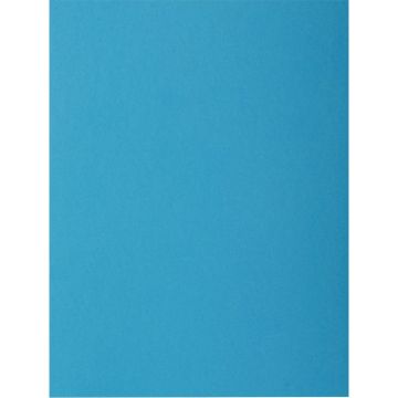 Paquet de 50 chemises 2 rabats ROCK"S 210g, format 24x32 cm, bleu