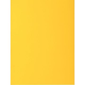 Paquet de 50 chemises 2 rabats ROCK"S 210g, format 24x32 cm, jaune citron