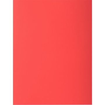 Paquet de 50 chemises 2 rabats ROCK"S 210g, format 24x32 cm, rouge