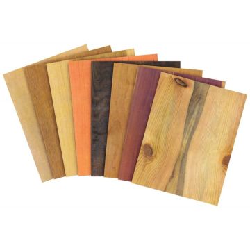 Pochette de 32 feuilles de papier motif écorce format  22 x 28 cm