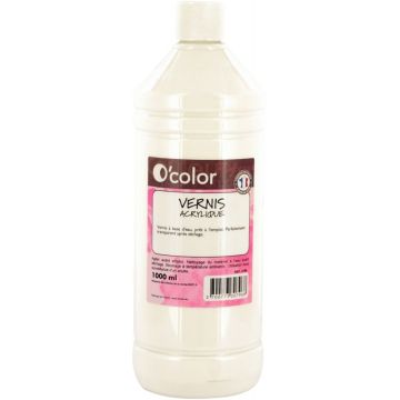 Flacon de 1 litre de vernis acrylique