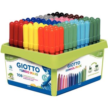 Classpack de 108 feutres Turbo Maxi dont 10 gratuits
