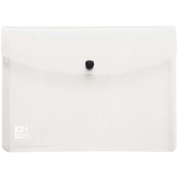 Paquet de 5 enveloppes à pression en polypropylène HAWAÏ pour format A5, incolore