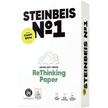 Ramette de 500 feuilles format A3 80g blanc STEINBEIS N°1