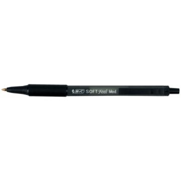 Stylo bille Soft Feel rétractable noir
