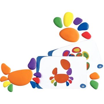 Boîte de 36 galets + 20 cartes d'activités