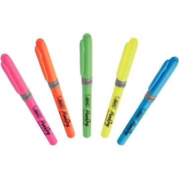 Boîte de 5 surligneurs Highlighter grip assortis