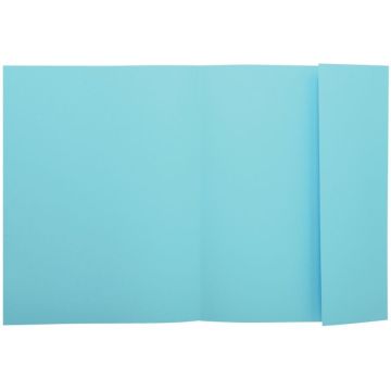 Paquet de 100 chemises 1 rabat 160g, format 24x32 cm, bleu clair