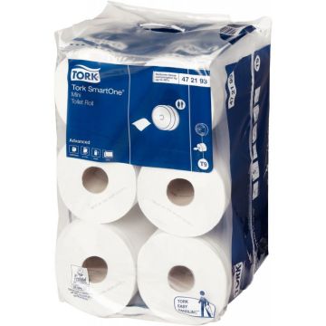 Lot de 12 rouleaux papier hygiènique T9 SMARTONE 2 plis