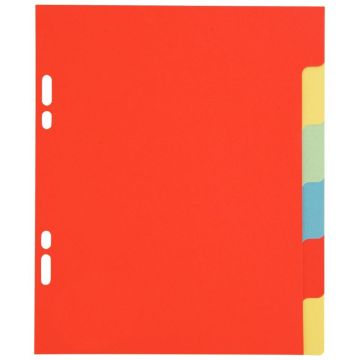 Jeu de 6 intercalaires en carte lustrée 225g, format 17x22 cm