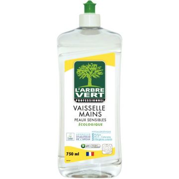 Flacon 750ml liquide vaisselle peaux sensibles