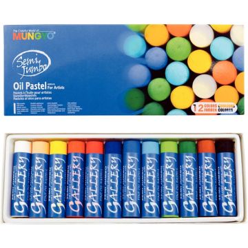 Boîte de 12 pastels à l'huile Mini Artist Jumbo