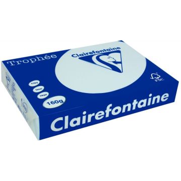 Paquet de 250 feuilles format A4 160g bleu CLAIREFONTAINE