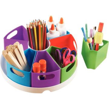 Carrousel de rangement 9 compartiments