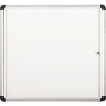 Vitrine d'intérieur extra plate fond métal pour 4 feuilles A4