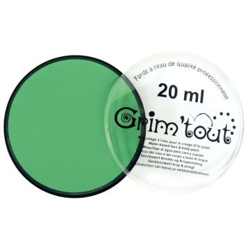 Galet de 20 ml de maquillage aquarellable GRIM'TOUT coloris vert pré