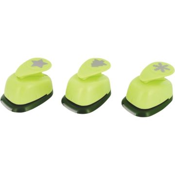 Boite de 3 perforateurs déco Noêl assortis