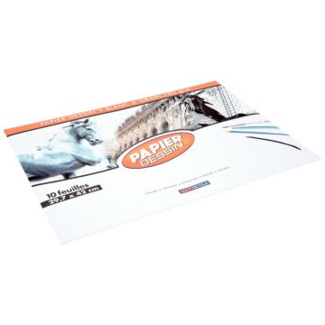 Pochette de 10 feuilles à dessin 180g 29,7x42cm EXCELLENCE