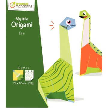 Pochette de 20 feuilles origami little dinosaure