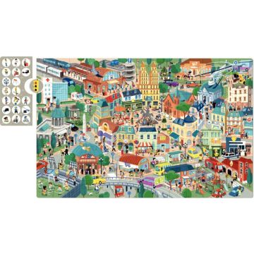 Puzzle d'observation 104 pièces, la ville