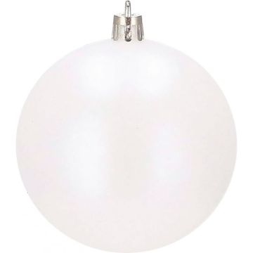 Boite de 39 boules en plastique blanc