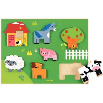 Encastrement relief en bois Farm Story