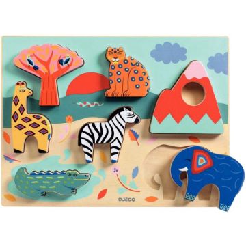 Encastrement relief en bois Savana Story