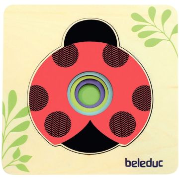 Encastrement 4 niveaux en bois, la coccinelle