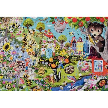 Puzzle 100 pièces EEBOO, protection des abeilles