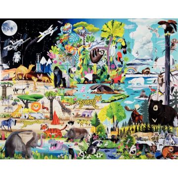 Puzzle XL 48 pièces EEBOO, dans la nature