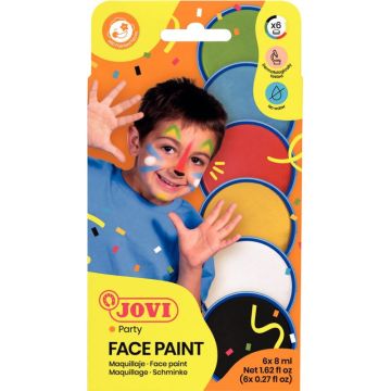 Boite de 6 galets maquillage crème