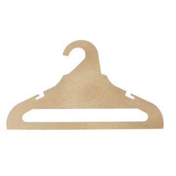 Lot de 5 cintres en bois à décorer