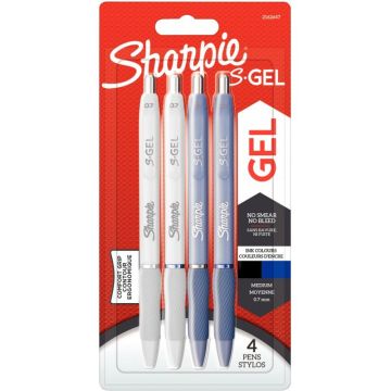 Blister de 4 stylos gel Sharpie fashion assortis