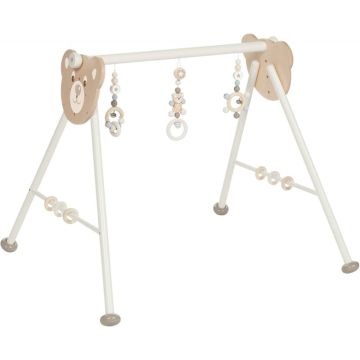 Portique d'activités ourson en bois