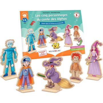 Les 5 personnages du conte